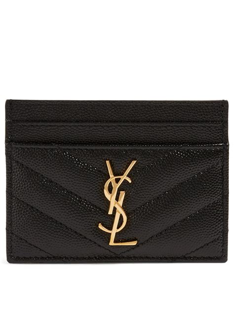 ysl card wallet womens